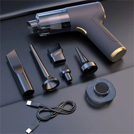 Rechargeable  Mini Car Vacuum Cleaner, Mini Washer for Car  Powerful Wireless Cyclone