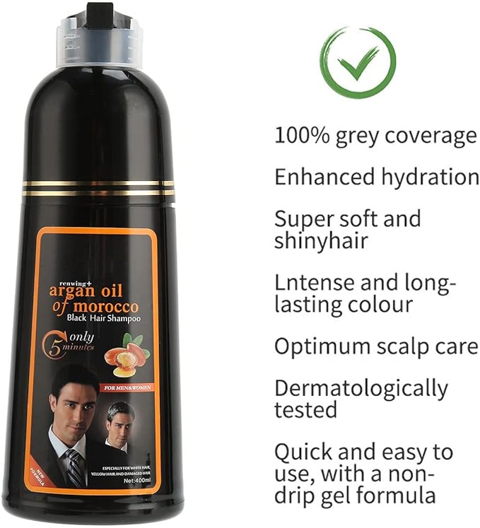 Herbal Black Hair Colouring Shampoo